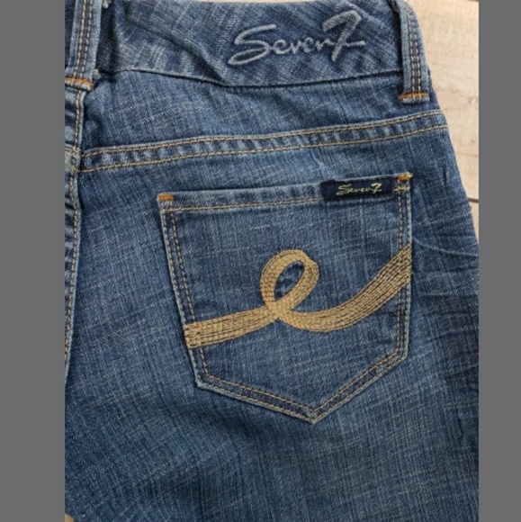 EUC Seven7 womens boot cut 5-pocket jeans Sz 26 - Picture 4 of 8